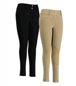 TuffRider Women's Cotton Low Rise Wide Waistband Breech