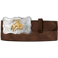 Justin Children's Embossed Cowhide Belt By Leegin