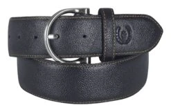 Kerrits® Woodstock Pebbled Leather Belt 12 Kerrits® Woodstock Pebbled Leather Belt -Equestrian Equipment Store 30462 woodstockleatherbelt indigo 01