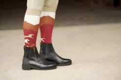 Kerrits® Horse Valley Knee-Hi Socks -Equestrian Equipment Store 30480 horsevalleykneehisock sangria 001
