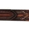 Tony Lama Wild Bill Floral Tooled Belt -Equestrian Equipment Store 42514 2