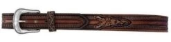 Tony Lama Wild Bill Floral Tooled Belt