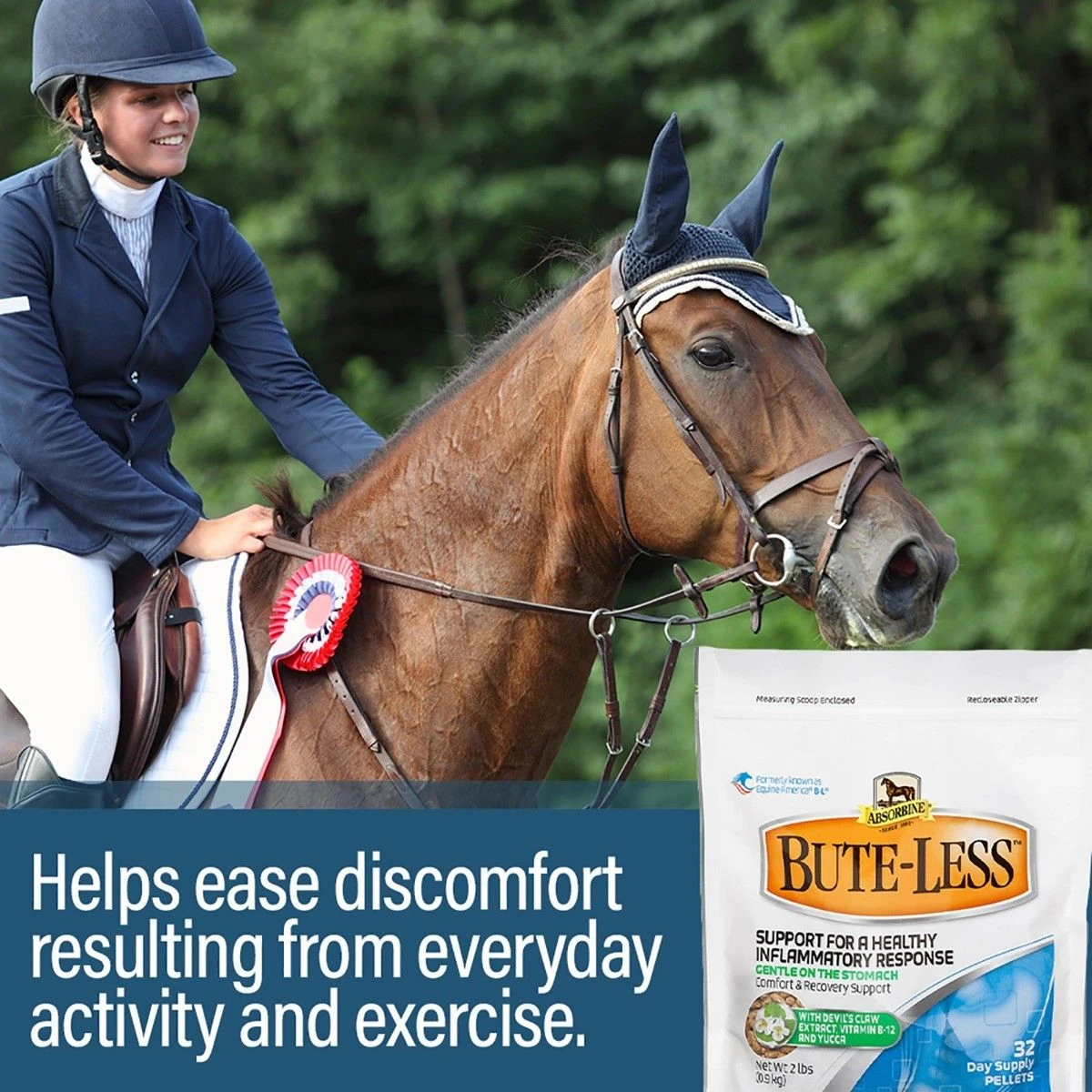 Absorbine® Bute-Less® Comfort & Recovery Supplement Pellets 5 Absorbine® Bute-Less® Comfort & Recovery Supplement Pellets - Image 3