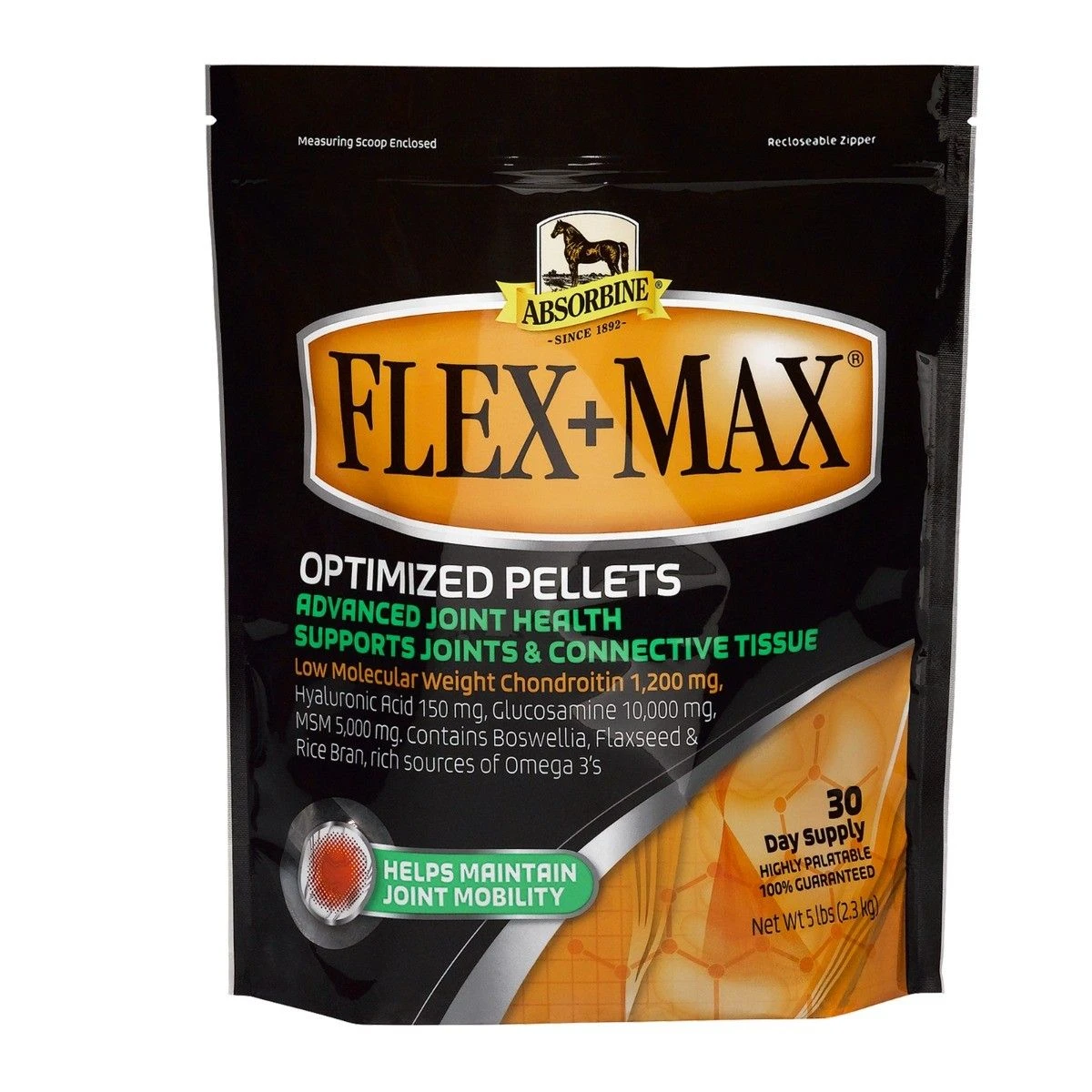 Absorbine® Flex+Max® Joint Health Supplement Pellets 30 DAY 3 Absorbine® Flex+Max® Joint Health Supplement Pellets 30 DAY