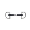 Soft Rubber Mouth Snaffle Dee Ring Bit -Equestrian Equipment Store 88 31234 z 01
