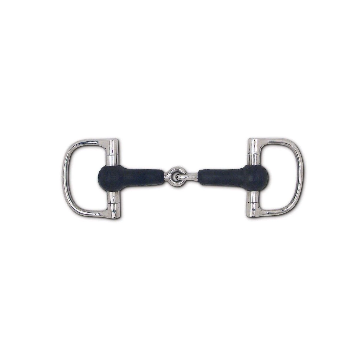 Soft Rubber Mouth Snaffle Dee Ring Bit 3 Soft Rubber Mouth Snaffle Dee Ring Bit