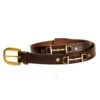 Tory Leather 1" Brass Snaffle Bit Belt With Brass Buckle 2 Tory Leather 1" Brass Snaffle Bit Belt With Brass Buckle -Equestrian Equipment Store ezgif.com gif maker 9