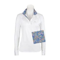 RJ Classics Ladies Maddie 37.5 Show Shirt 12 RJ Classics Ladies Maddie 37.5 Show Shirt -Equestrian Equipment Store floral multi