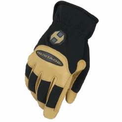 Heritage Stable Work Glove Black/Tan