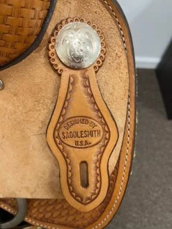 Saddlesmith West Coast Cutter 17" Semi -Equestrian Equipment Store image4 1 2