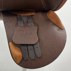 Bruno Delgrange PJ Saddle 17" Flap 3A -Equestrian Equipment Store img 1041