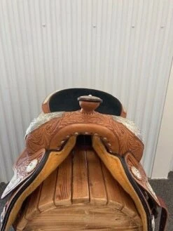 Circle Y Star Gazer Show Saddle 16" Full -Equestrian Equipment Store img 1884 1