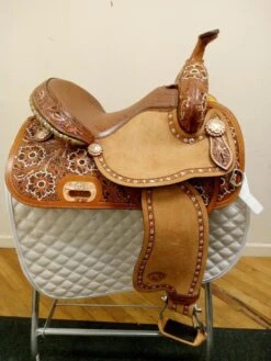 Tex Tan Barrel 14" Semi -Equestrian Equipment Store img 20230916 115049