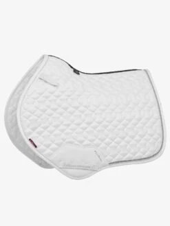LeMieux Crystal Suede Close Contact Square 7 LeMieux Crystal Suede Close Contact Square -Equestrian Equipment Store it03511 studio crystalsuedeclosecontactpad white 1
