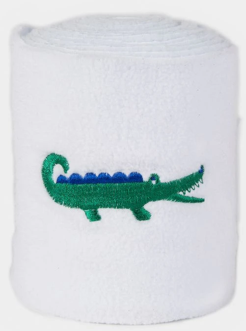 LÉTTIA Collection Blue & Green Alligator Embroidered Polo Wraps 3 LÉTTIA Collection Blue & Green Alligator Embroidered Polo Wraps