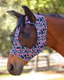Professional's Choice Comfort Fit Lycra Fly Mask 7 Professional's Choice Comfort Fit Lycra Fly Mask -Equestrian Equipment Store pc1495 1