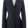 R.J. Classics Girls' Hampton Blue Label Show Coat 2 R.J. Classics Girls' Hampton Blue Label Show Coat -Equestrian Equipment Store rj classics girls r j navy herringbone washable show coat 2.gif