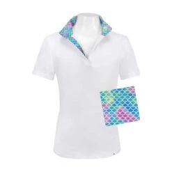 RJ Classics Girls Sadie Jr. 37.5 Short Sleeve Show Shirt 7 RJ Classics Girls Sadie Jr. 37.5 Short Sleeve Show Shirt -Equestrian Equipment Store sadie jr. sd500oo j mermaid swatch
